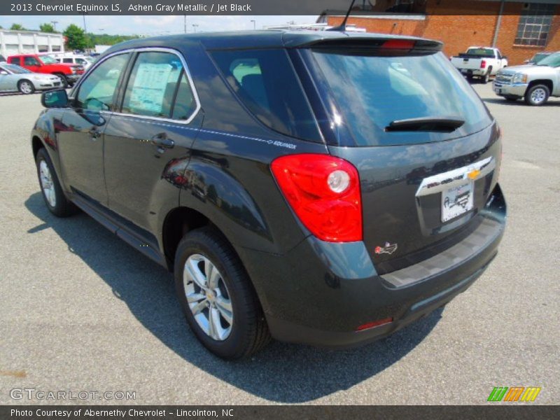 Ashen Gray Metallic / Jet Black 2013 Chevrolet Equinox LS