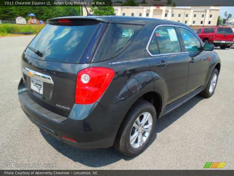 Ashen Gray Metallic / Jet Black 2013 Chevrolet Equinox LS