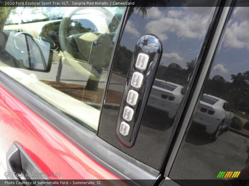 Sangria Red Metallic / Camel/Sand 2010 Ford Explorer Sport Trac XLT