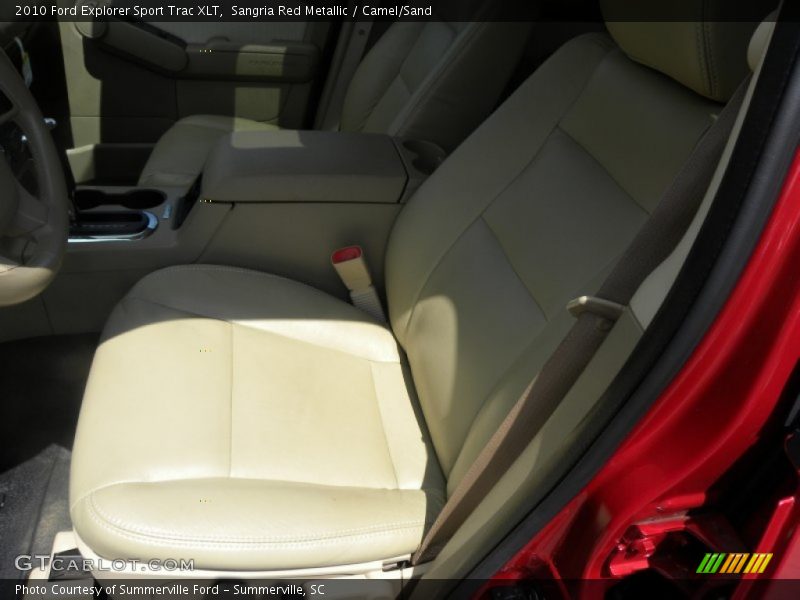 Sangria Red Metallic / Camel/Sand 2010 Ford Explorer Sport Trac XLT