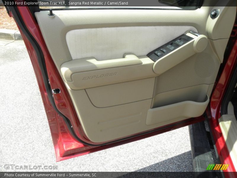 Sangria Red Metallic / Camel/Sand 2010 Ford Explorer Sport Trac XLT