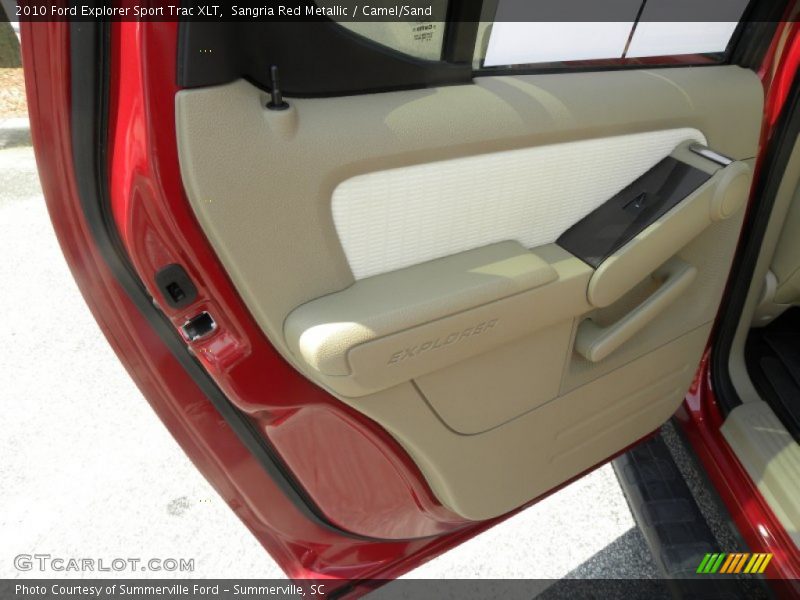 Sangria Red Metallic / Camel/Sand 2010 Ford Explorer Sport Trac XLT