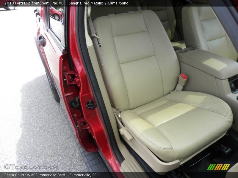 Sangria Red Metallic / Camel/Sand 2010 Ford Explorer Sport Trac XLT