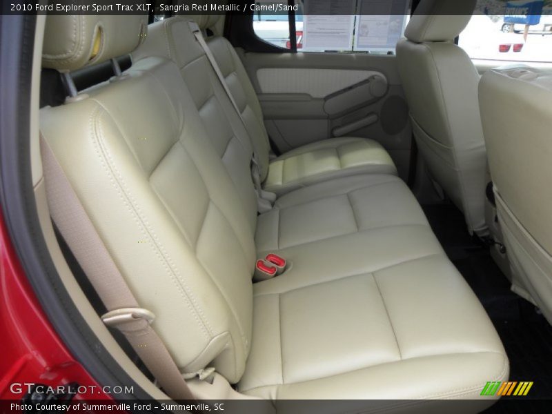 Sangria Red Metallic / Camel/Sand 2010 Ford Explorer Sport Trac XLT