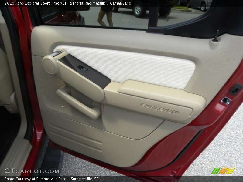 Sangria Red Metallic / Camel/Sand 2010 Ford Explorer Sport Trac XLT