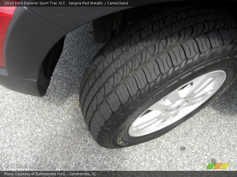 Sangria Red Metallic / Camel/Sand 2010 Ford Explorer Sport Trac XLT
