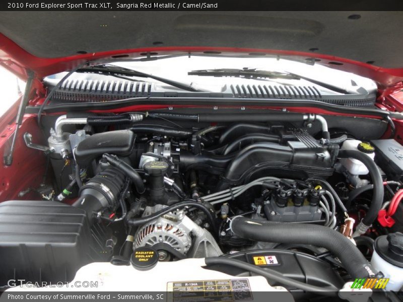 Sangria Red Metallic / Camel/Sand 2010 Ford Explorer Sport Trac XLT