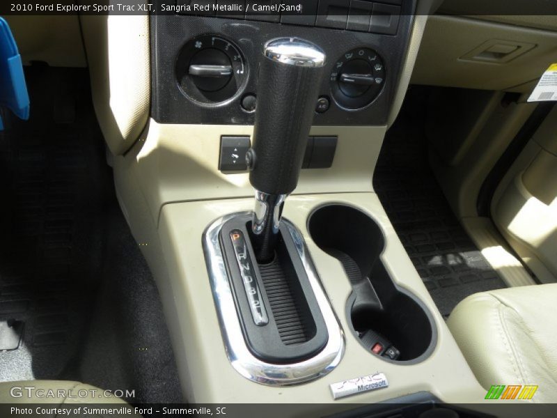 Sangria Red Metallic / Camel/Sand 2010 Ford Explorer Sport Trac XLT