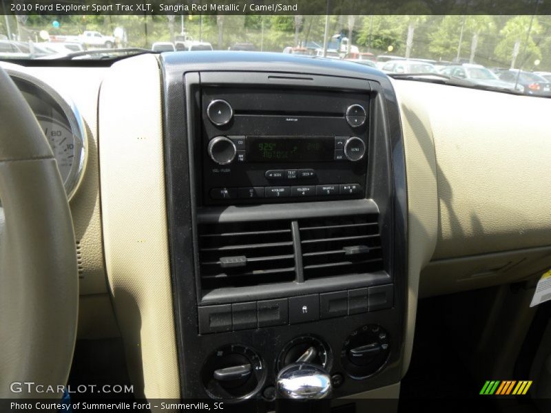 Sangria Red Metallic / Camel/Sand 2010 Ford Explorer Sport Trac XLT