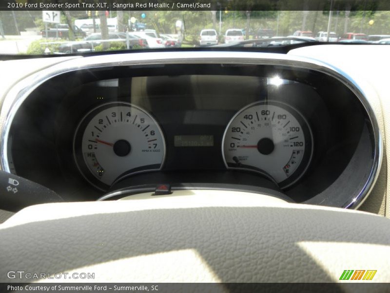 Sangria Red Metallic / Camel/Sand 2010 Ford Explorer Sport Trac XLT