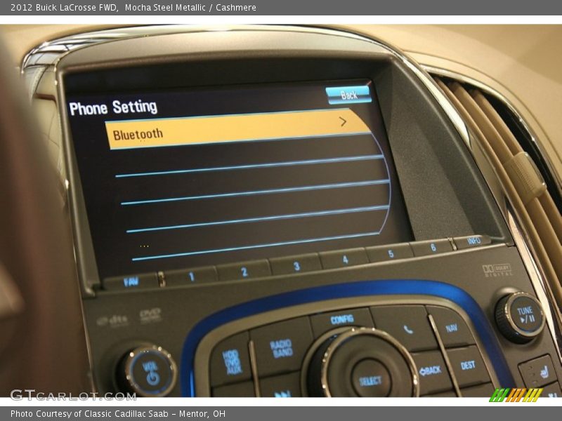 Mocha Steel Metallic / Cashmere 2012 Buick LaCrosse FWD