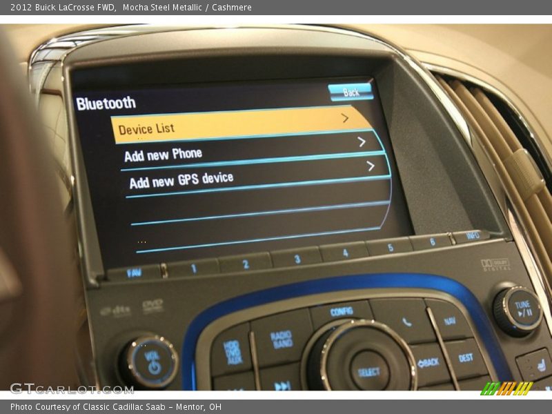 Mocha Steel Metallic / Cashmere 2012 Buick LaCrosse FWD