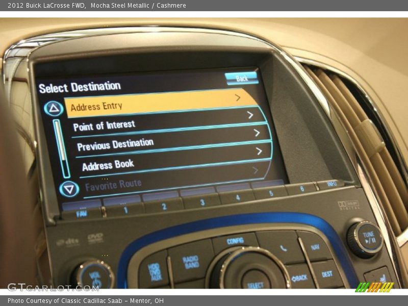Mocha Steel Metallic / Cashmere 2012 Buick LaCrosse FWD