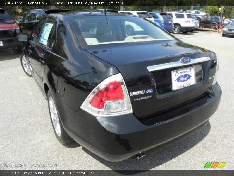 Tuxedo Black Metallic / Medium Light Stone 2009 Ford Fusion SEL V6