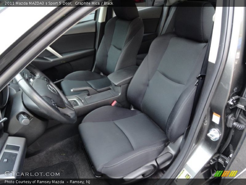 Front Seat of 2011 MAZDA3 s Sport 5 Door