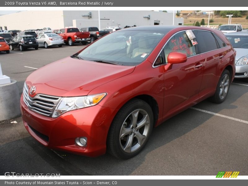 Barcelona Red Metallic / Ivory 2009 Toyota Venza V6 AWD