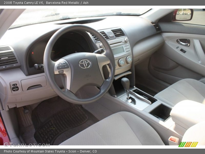 Barcelona Red Metallic / Ash 2008 Toyota Camry LE V6