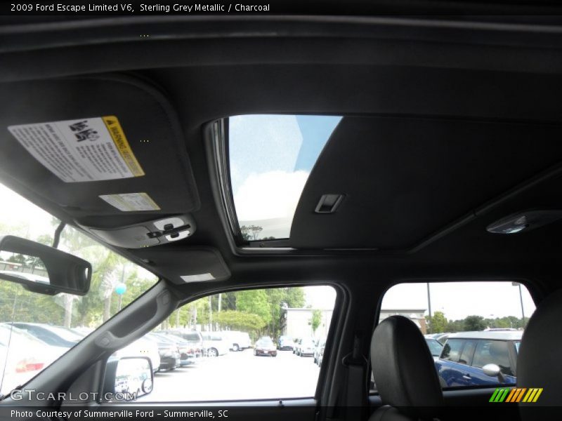 Sterling Grey Metallic / Charcoal 2009 Ford Escape Limited V6