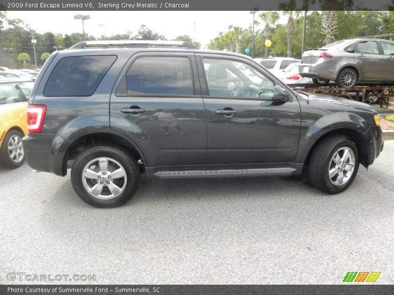Sterling Grey Metallic / Charcoal 2009 Ford Escape Limited V6