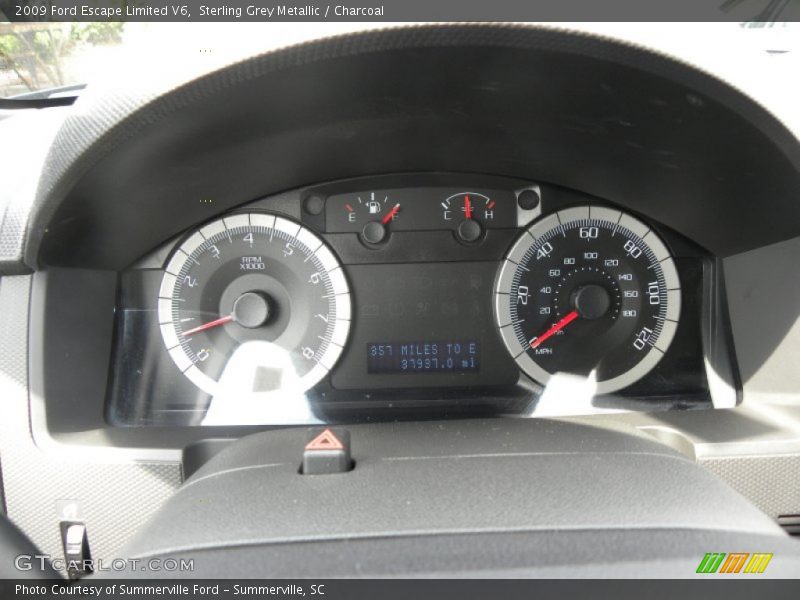Sterling Grey Metallic / Charcoal 2009 Ford Escape Limited V6