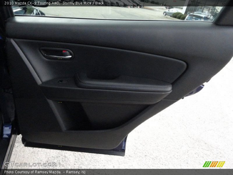 Stormy Blue Mica / Black 2010 Mazda CX-9 Touring AWD