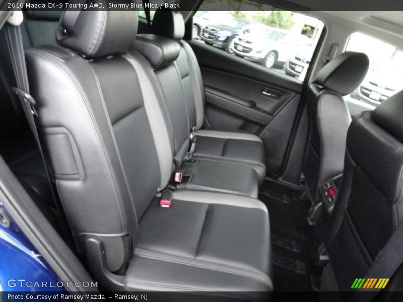 Stormy Blue Mica / Black 2010 Mazda CX-9 Touring AWD