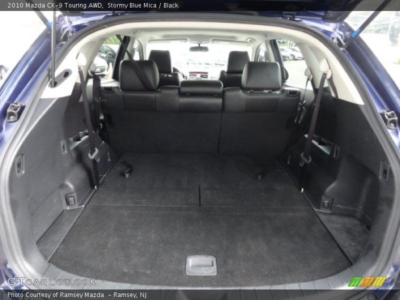 Stormy Blue Mica / Black 2010 Mazda CX-9 Touring AWD