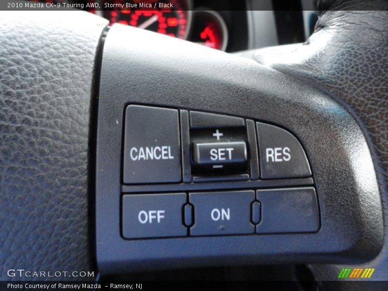Stormy Blue Mica / Black 2010 Mazda CX-9 Touring AWD