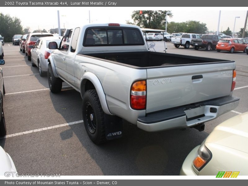 Lunar Mist Metallic / Gray 2002 Toyota Tacoma Xtracab 4x4