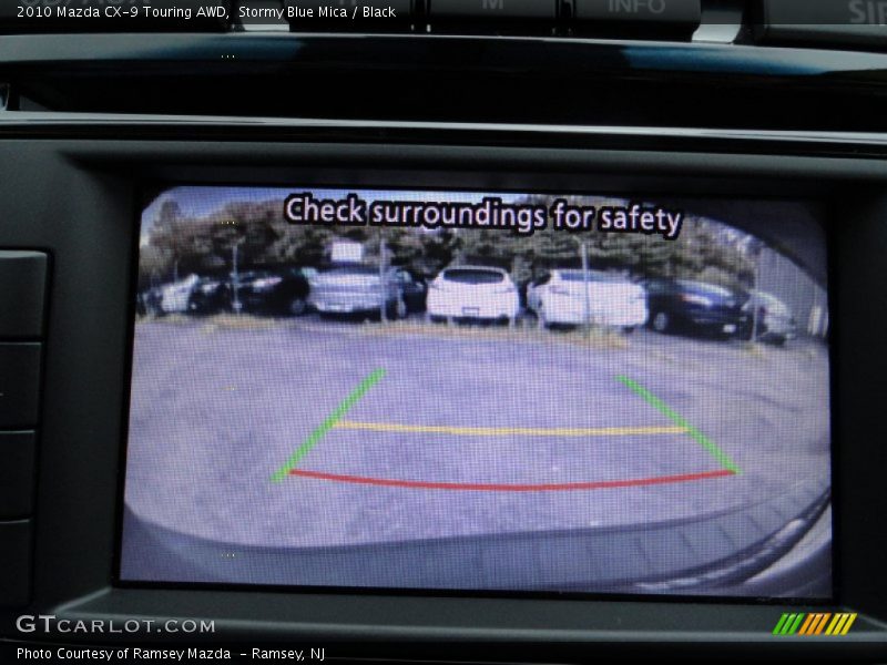 Stormy Blue Mica / Black 2010 Mazda CX-9 Touring AWD