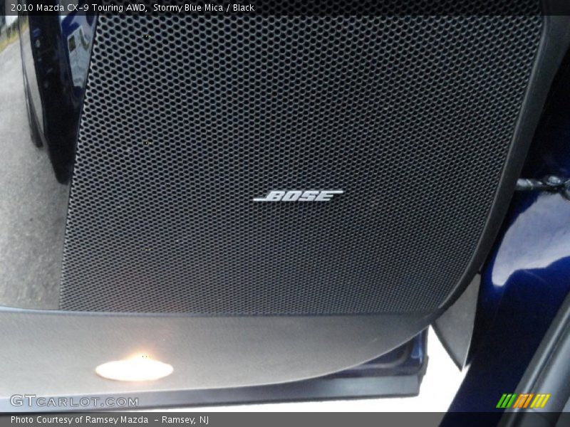 Stormy Blue Mica / Black 2010 Mazda CX-9 Touring AWD