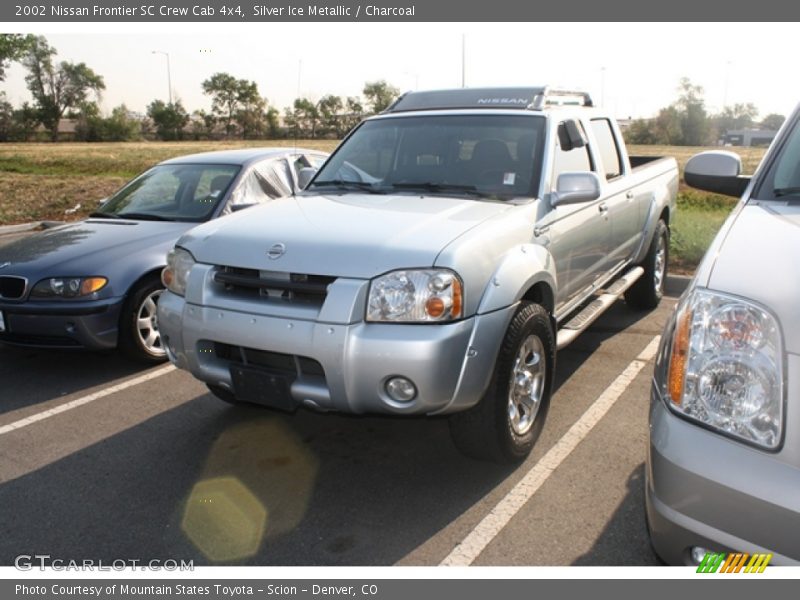 Silver Ice Metallic / Charcoal 2002 Nissan Frontier SC Crew Cab 4x4