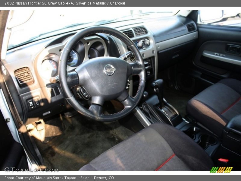 Silver Ice Metallic / Charcoal 2002 Nissan Frontier SC Crew Cab 4x4