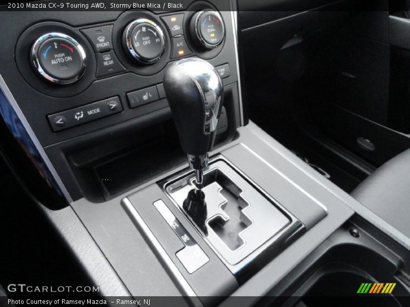 Stormy Blue Mica / Black 2010 Mazda CX-9 Touring AWD
