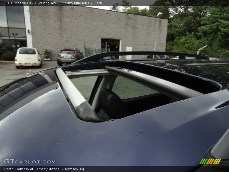 Stormy Blue Mica / Black 2010 Mazda CX-9 Touring AWD