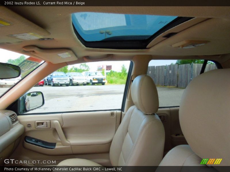  2002 Rodeo LS Beige Interior