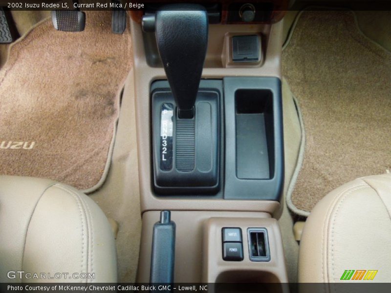  2002 Rodeo LS 4 Speed Automatic Shifter