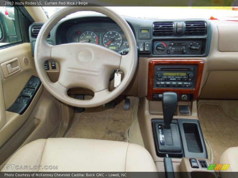 Dashboard of 2002 Rodeo LS