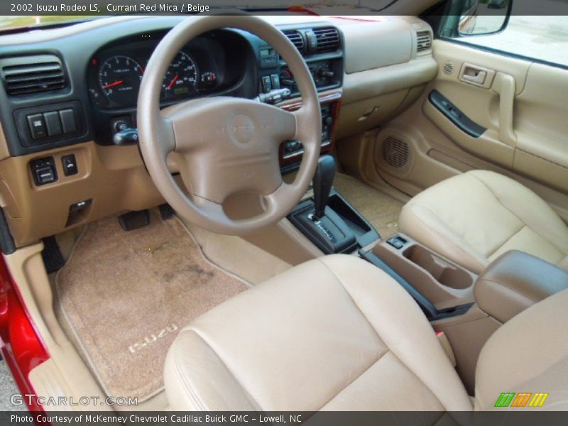 Beige Interior - 2002 Rodeo LS 