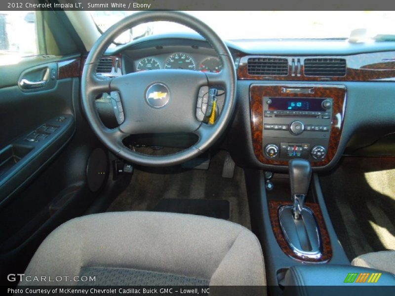 Summit White / Ebony 2012 Chevrolet Impala LT