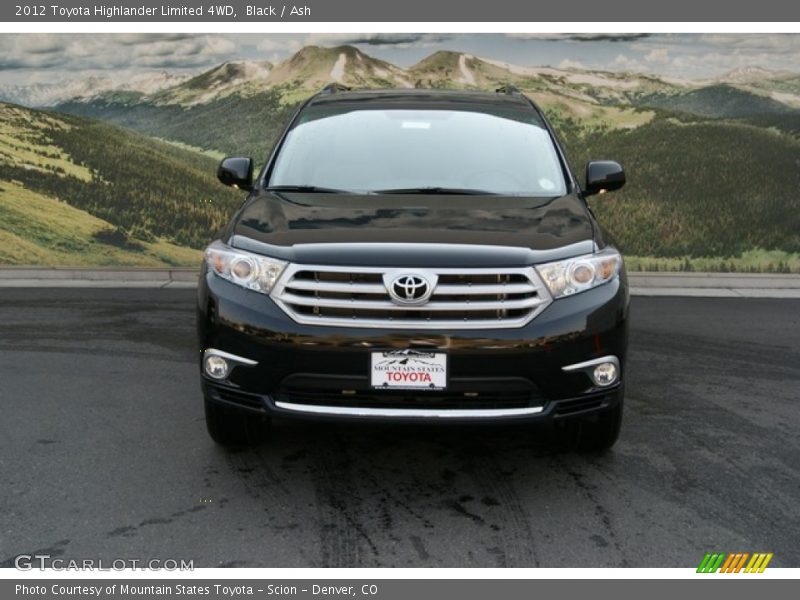 Black / Ash 2012 Toyota Highlander Limited 4WD