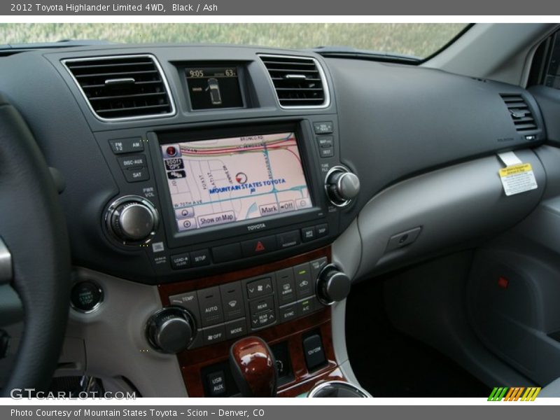 Black / Ash 2012 Toyota Highlander Limited 4WD