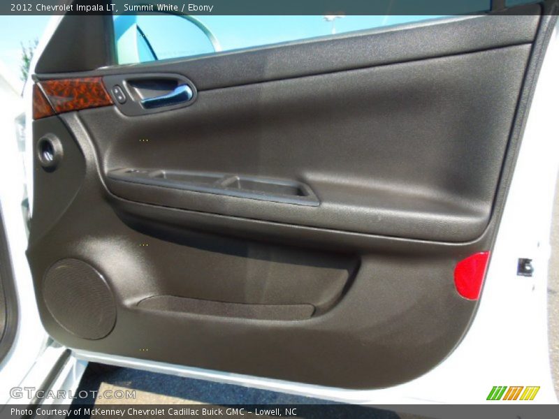Summit White / Ebony 2012 Chevrolet Impala LT