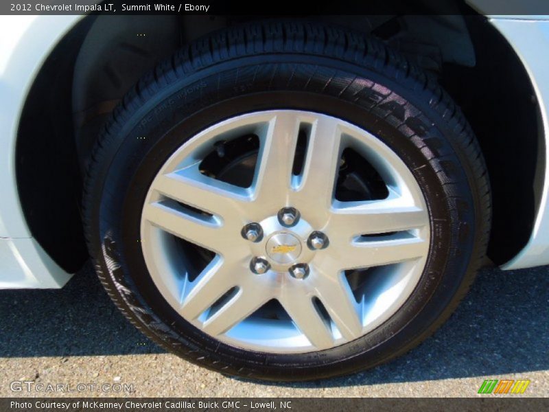 Summit White / Ebony 2012 Chevrolet Impala LT