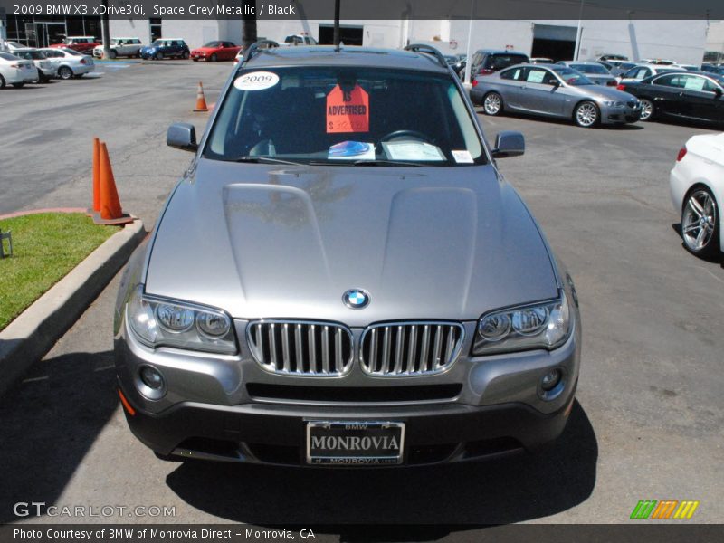 Space Grey Metallic / Black 2009 BMW X3 xDrive30i
