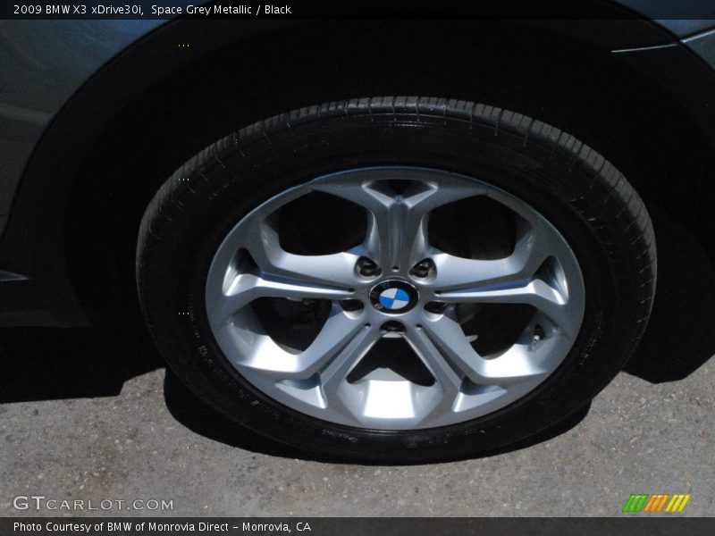 Space Grey Metallic / Black 2009 BMW X3 xDrive30i