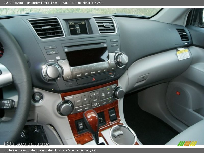 Nautical Blue Metallic / Ash 2012 Toyota Highlander Limited 4WD