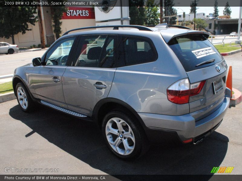 Space Grey Metallic / Black 2009 BMW X3 xDrive30i