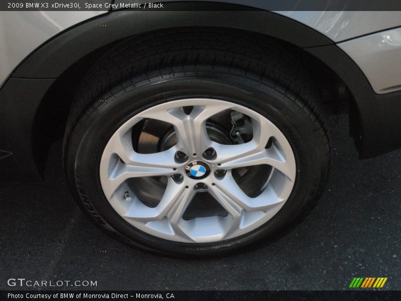Space Grey Metallic / Black 2009 BMW X3 xDrive30i