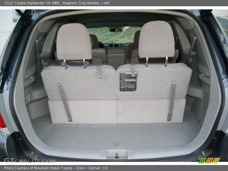 Magnetic Gray Metallic / Ash 2012 Toyota Highlander V6 4WD